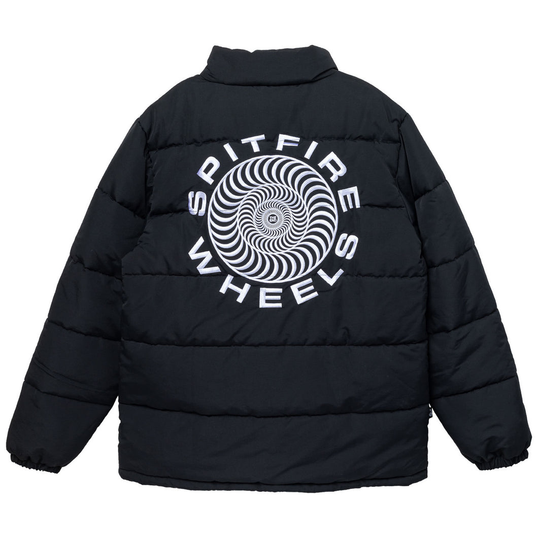 Spitfire Classic Swirl '87 Puff Jacket Black/White