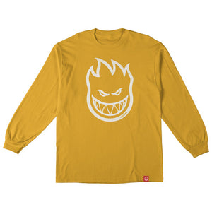 Spitfire Bighead Longsleeve T-Shirt Gold/White