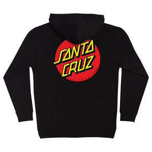 Santa Cruz Girls Classic Dot P/O Hoodie Black