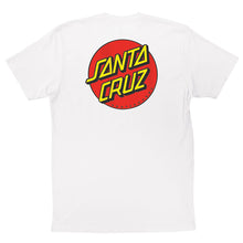 Load image into Gallery viewer, Santa Cruz Classic Dot Chest S/S T-Shirt White
