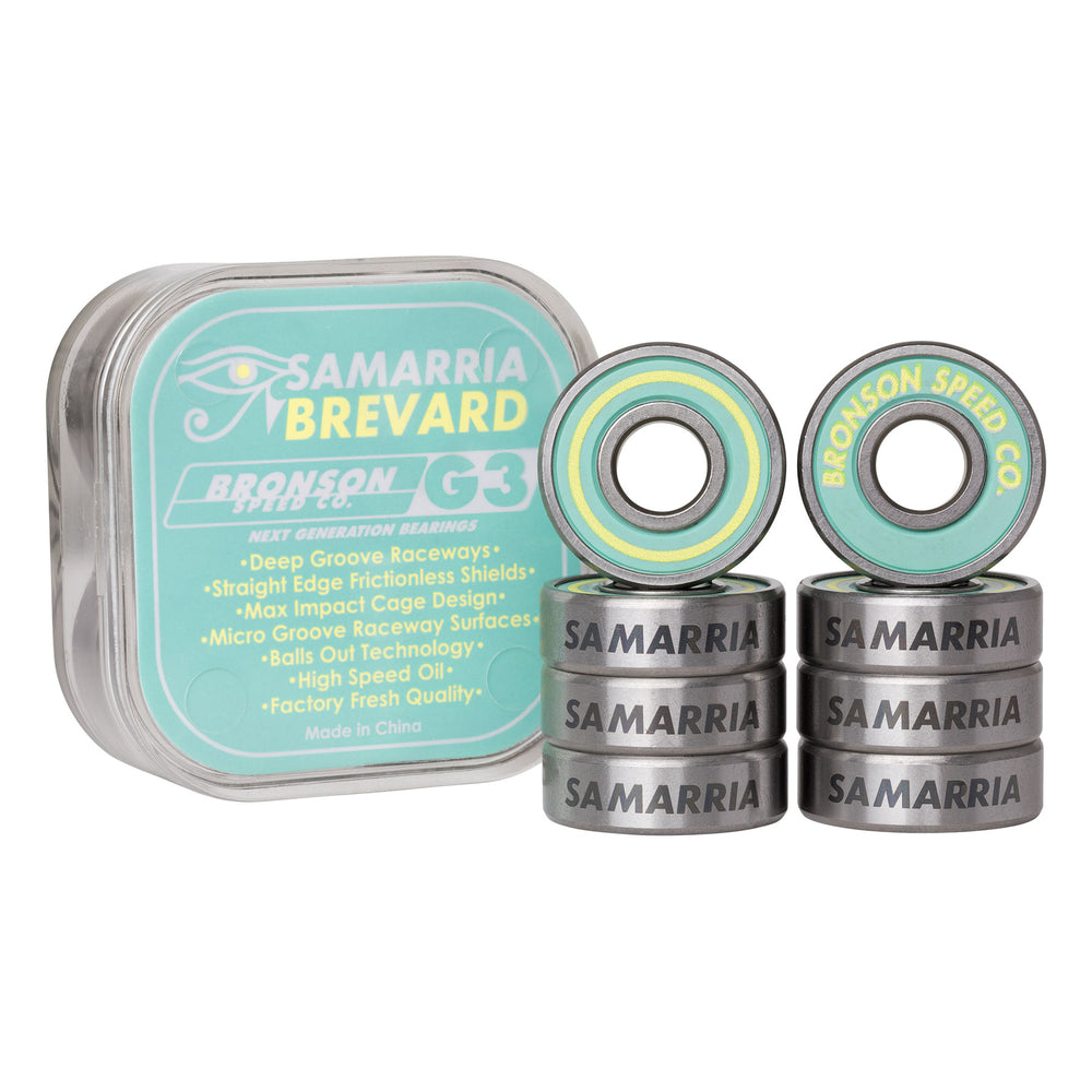 Samarria Brevard G3 BOX/8 Bronson Speed Co. Skateboard Bearings