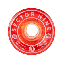 Load image into Gallery viewer, Sector 9 Nineballs Wheels Red 65mm 78a
