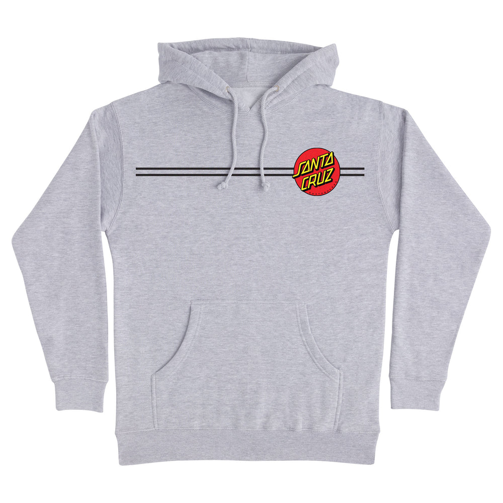 Santa Cruz Classic Dot Youth P/O Hoodie Grey Heather