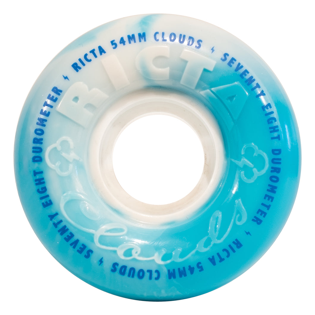 Ricta Clouds Blue Swirl 78a