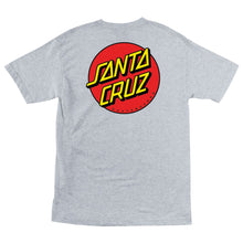 Load image into Gallery viewer, Santa Cruz Classic Dot S/S T-Shirt Heather Grey
