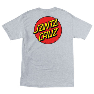 Santa Cruz Classic Dot S/S T-Shirt Heather Grey