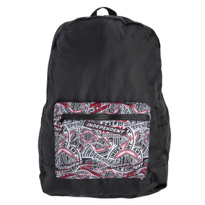 Independent BTG Pattern Backpack Black