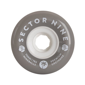 Sector 9 Nineballs Wheels Grey Ghosts 70mm/78a