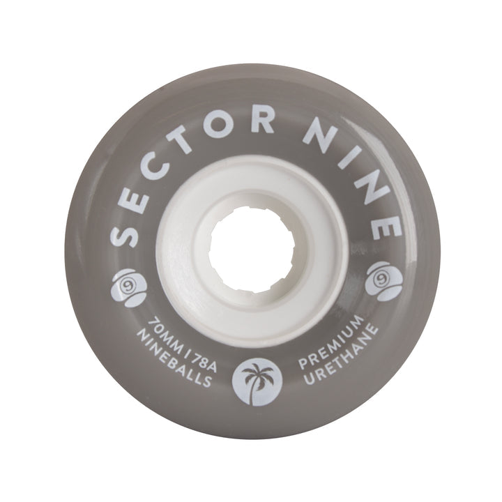 Sector 9 Nineballs Wheels Grey Ghosts 70mm/78a