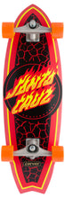 Load image into Gallery viewer, Santa Cruz Flame Dot Shark Carver Surf Skate Cruiser Skateboard 9.85" x 31.52"

