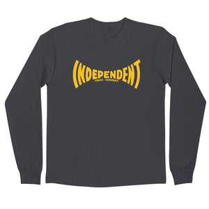 Independent Span Long Sleeve T-Shirt Charcoal