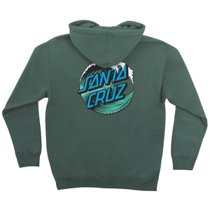 Santa Cruz Wave Dot P/O Hoodie Alpine Green