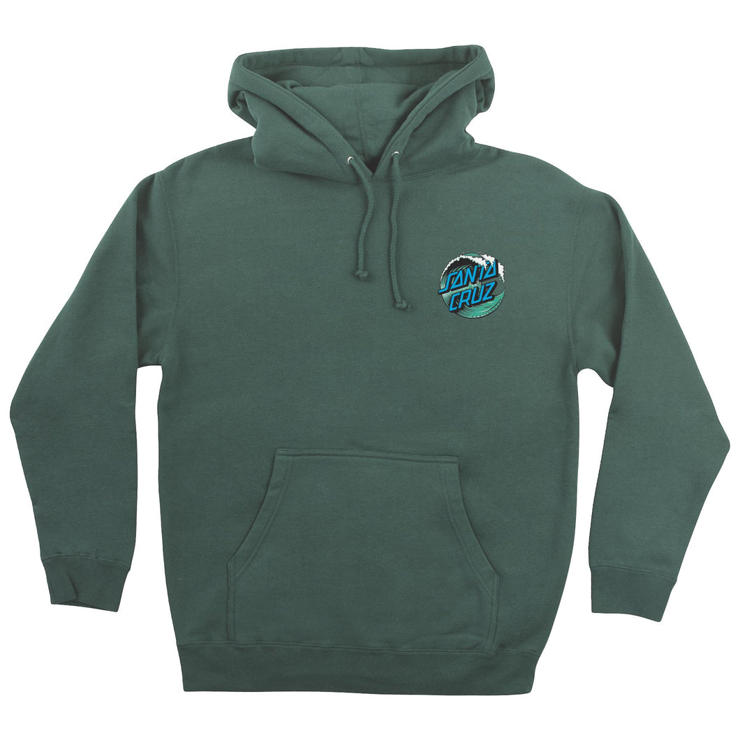 Santa Cruz Wave Dot P/O Hoodie Alpine Green