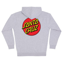 Load image into Gallery viewer, Classic Dot Zip Hoodie Heather Grey

