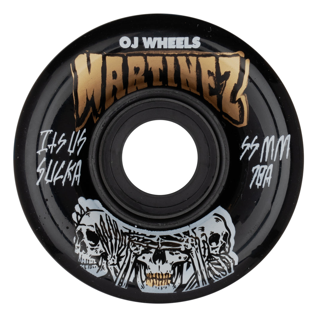 OJ Wheels Milton Martinez Hear No Evil Mini Super Juice Black 55mm 78a