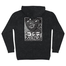 Load image into Gallery viewer, Godzilla Hand Mens Santa Cruz Hoodie Mineral Black
