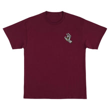 Load image into Gallery viewer, Screaming Hand T-Shirt Maroon/Grey
