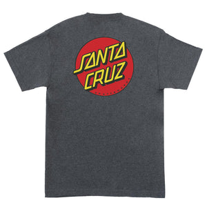 Santa Cruz Youth Classic Dot S/S T-Shirt - Grey