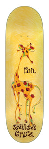 Santa Cruz Whaley 30 Year Giraffe VX Everslick  Deck 9"