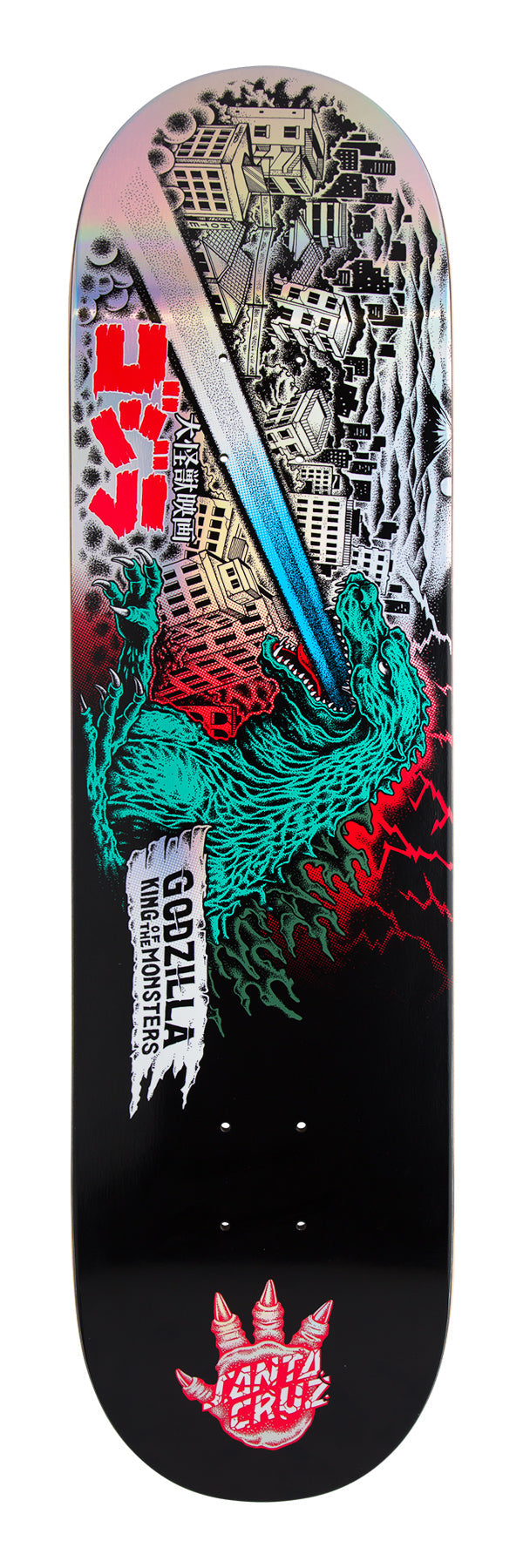 スケートボード SANTA CRUZ GODZILLA O'BRIEN REAPER DECK 8.25in Godzilla O'Brien Reaper Santa Cruz Skateboard Deck – Skateworks