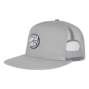 Santa Cruz Embroidered Mesh Trucker Hat - Tonal Grey