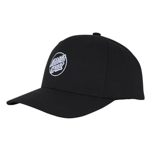 Santa Cruz Opus Dot Snapback Structured Hat - Black