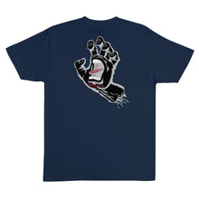 Load image into Gallery viewer, Santa Cruz Screaming Hand T-Shirt Navy/Grey
