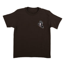 Load image into Gallery viewer, Screaming Hand T-shirt Youth Chocolate/Grey
