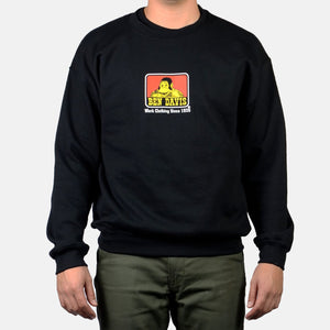 Ben Davis Classic Logo Crew Neck - Black