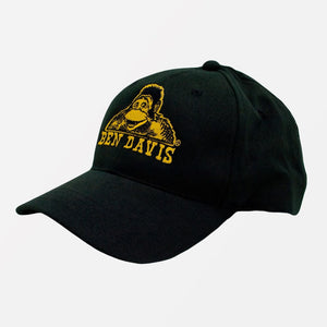 Ben Davis Embroidered Baseball Cap - Black/Gold