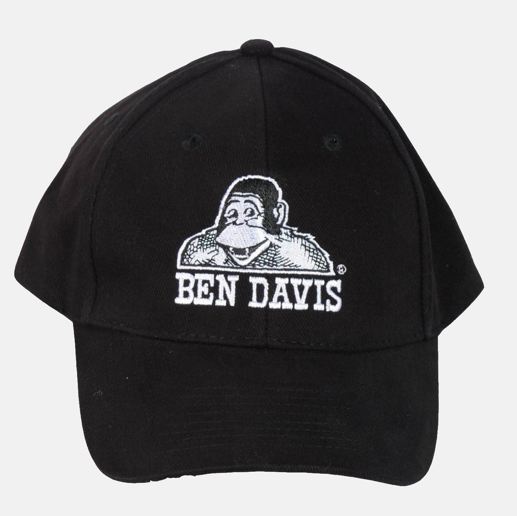 Ben Davis Embroidered Baseball Cap - Black/White