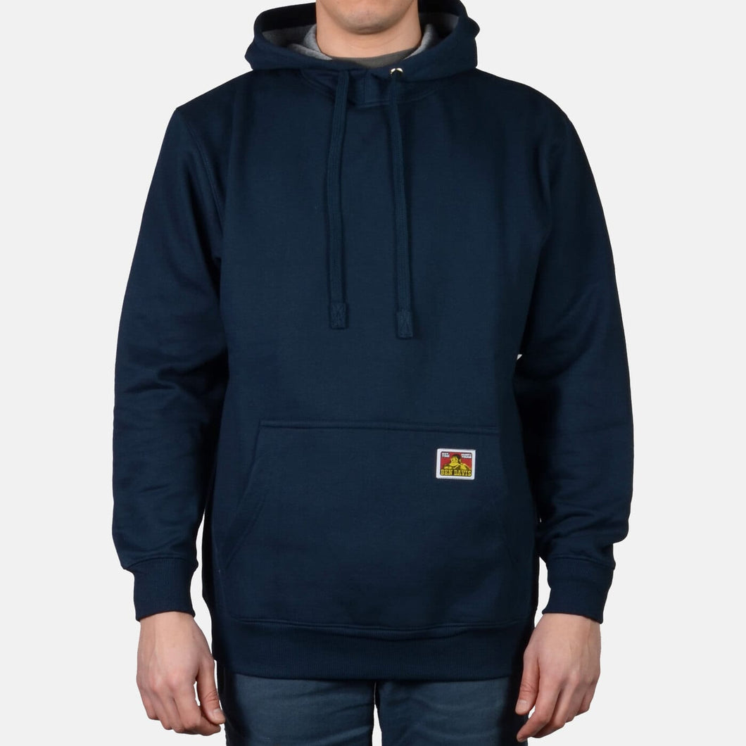 Ben Davis Heavyweight Pullover Hoodie - Navy