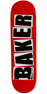 Baker Skateboards Brand Logo Black Deck 8.75"