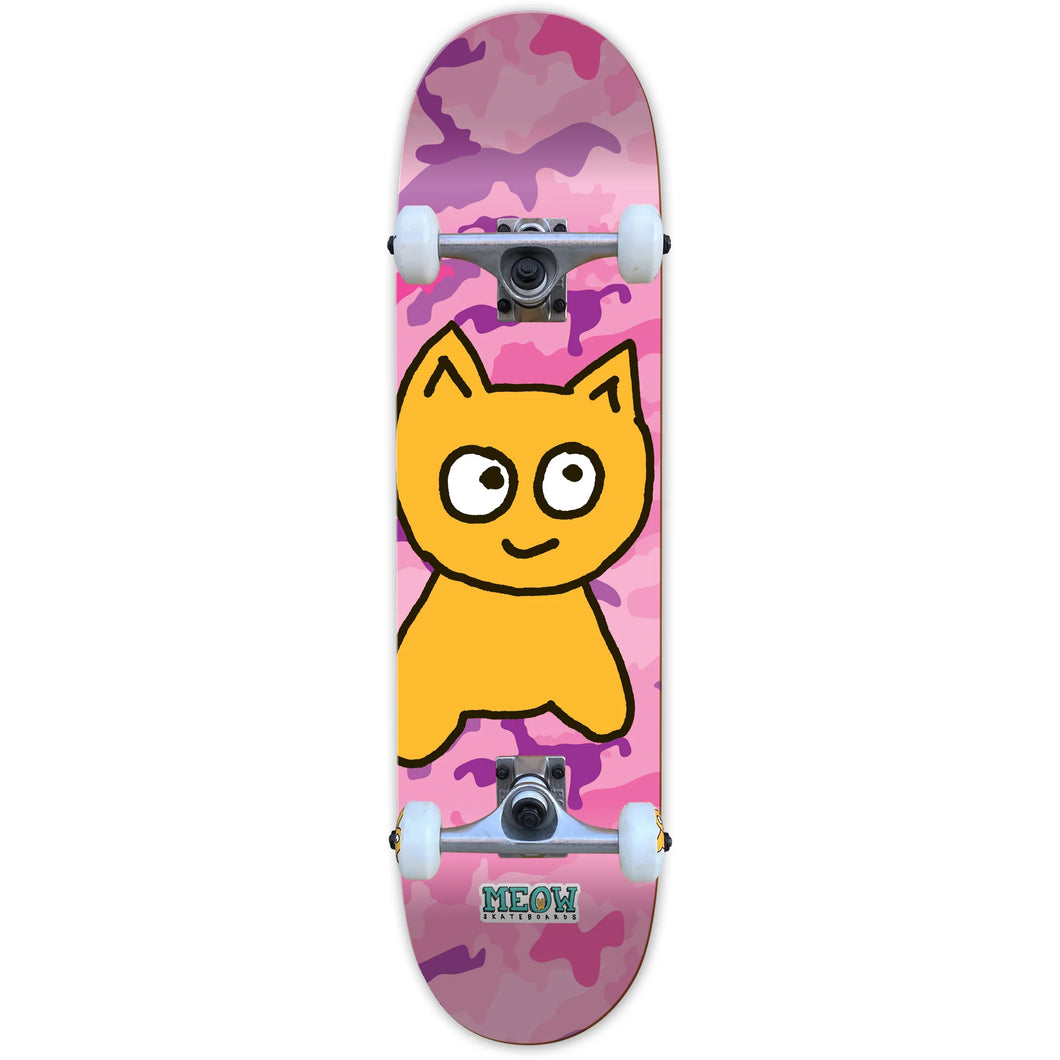 Meow Big Cat Camo Pink Complete 7.25