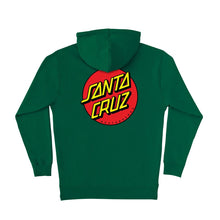 Load image into Gallery viewer, Santa Cruz Classic Dot P/O Hoodie Dark Green
