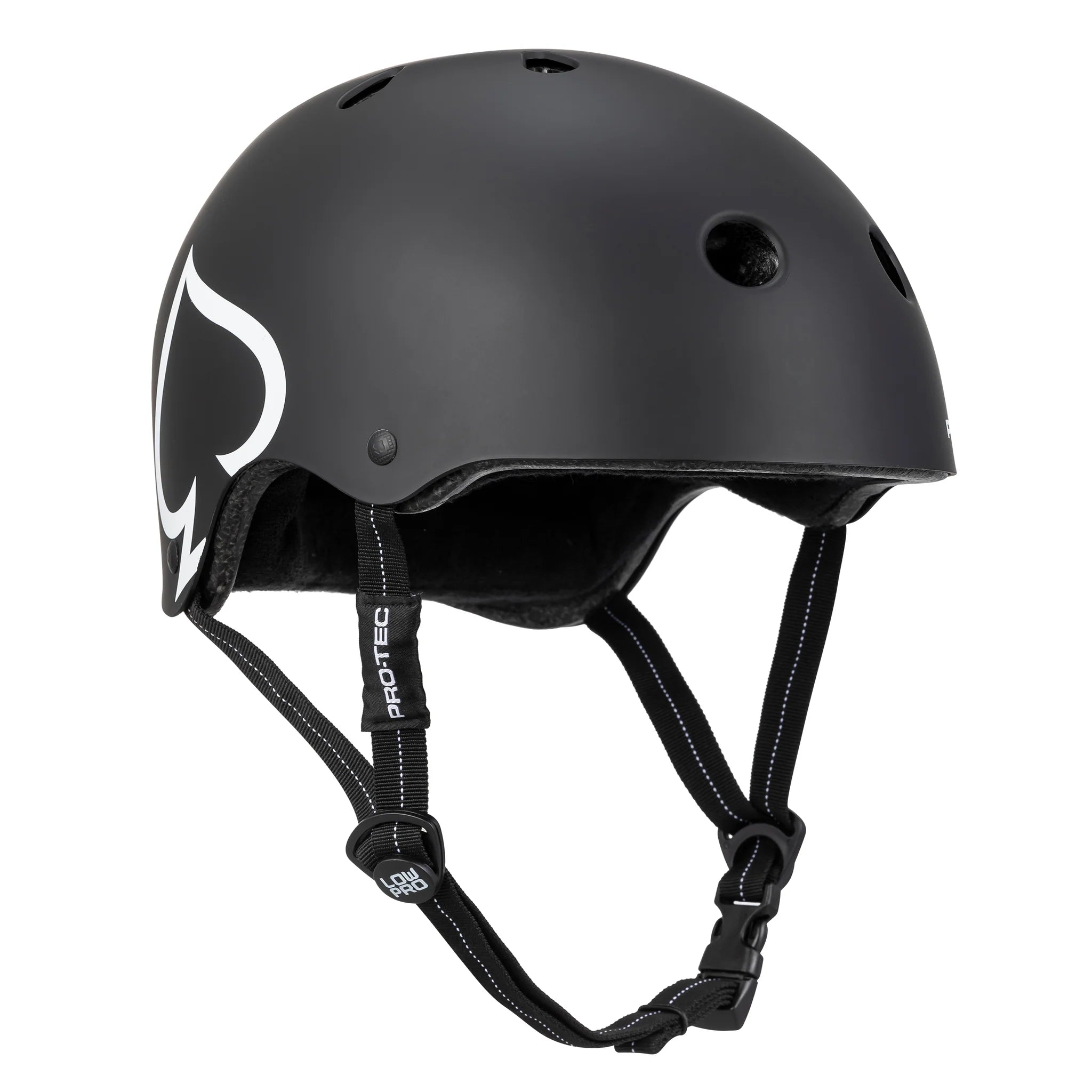 bike helmet breakthrough Pro Tec Low Pro Certified Helmet -MATTE Black XS/S