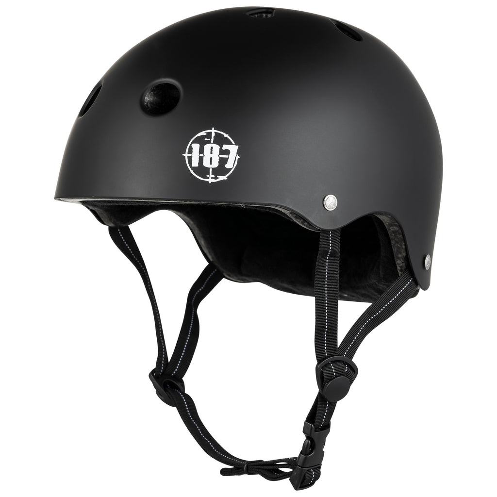 187 Low Pro Certified Helmet Matte Black