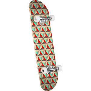 Mini Logo Pattern Birch Complete Skateboard- 7.5