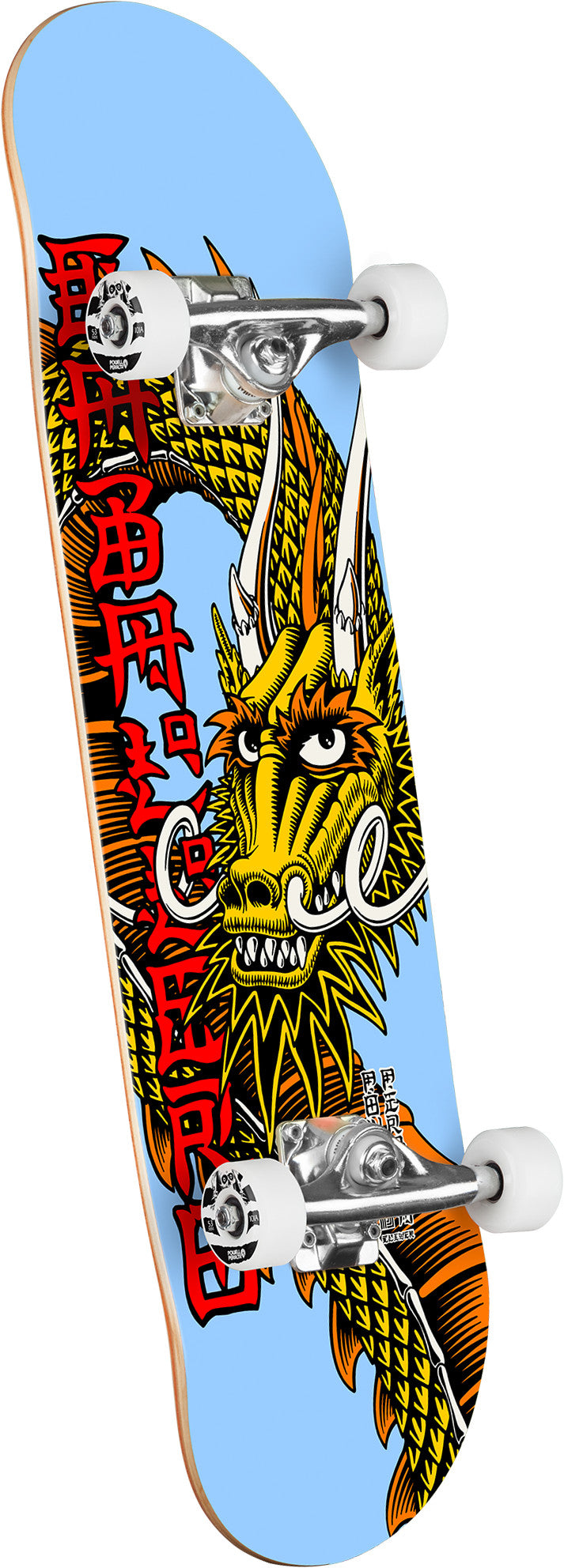 Powell Peralta Cabellero Ban This Light Blue Complete Skateboard - 7.5