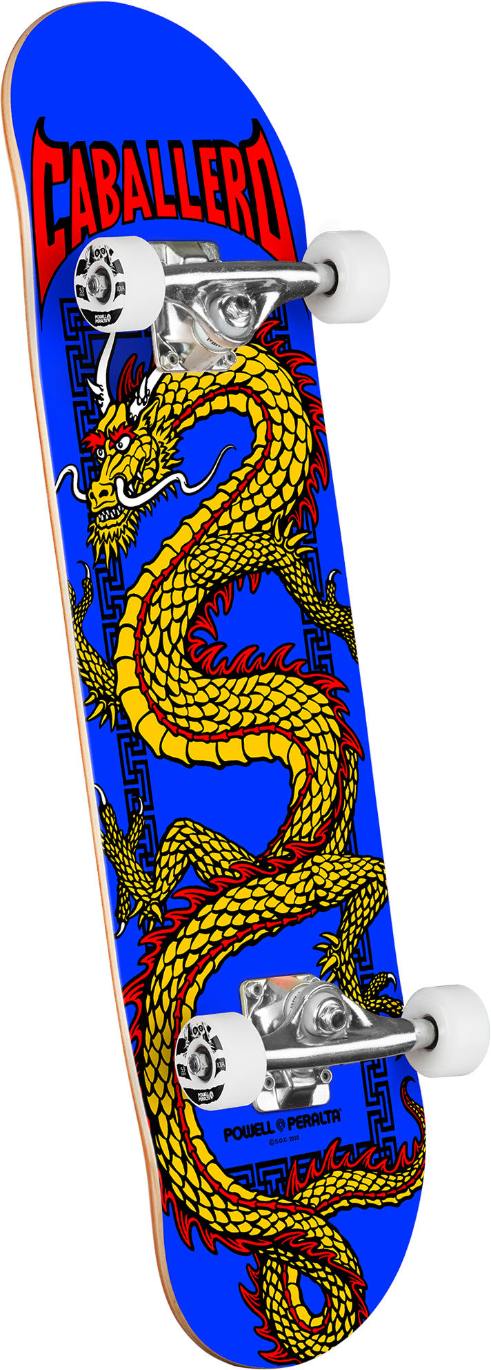Powell Peralta Caballero Chinese Dragon Blue Complete Skateboard - 7.75