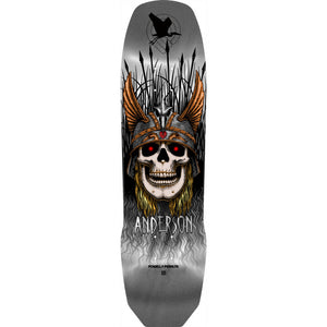 Powell Peralta Pro Andy Anderson Heron Deck Silver Foil 8.45