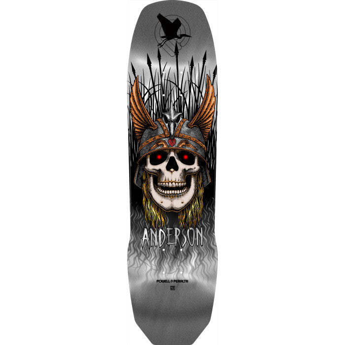 Powell Peralta Pro Andy Anderson Heron Deck Silver Foil 8.45