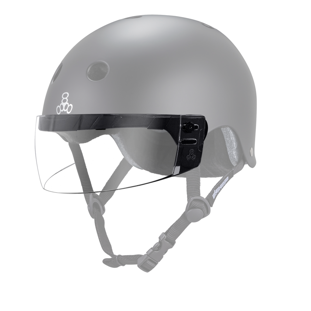 derby motorcycle helmet Triple Eight Deep Cover Visor Crown Kit A (XS/S S/SM)