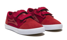 Load image into Gallery viewer, Lakai Griffin Kids Velcro Red/Reflective Suede
