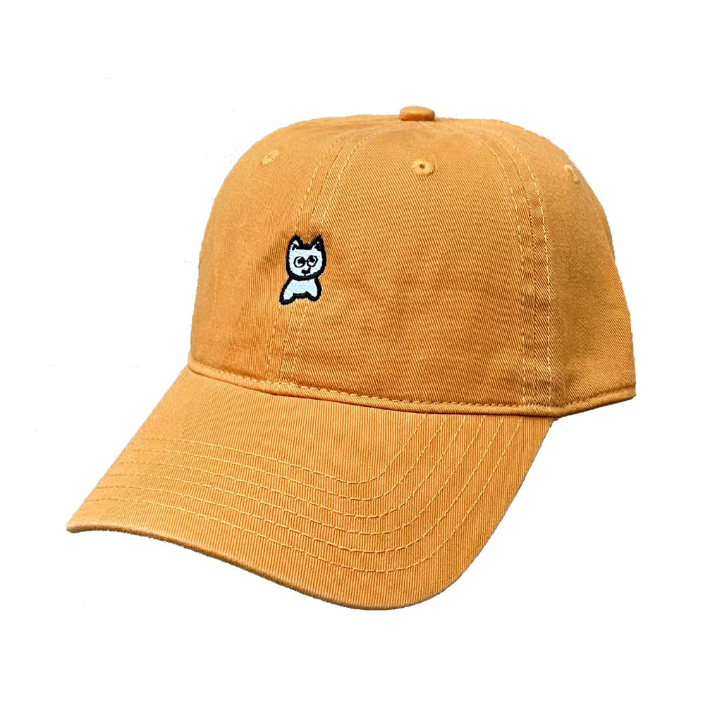 Meow Unstructured Hat - Mustard