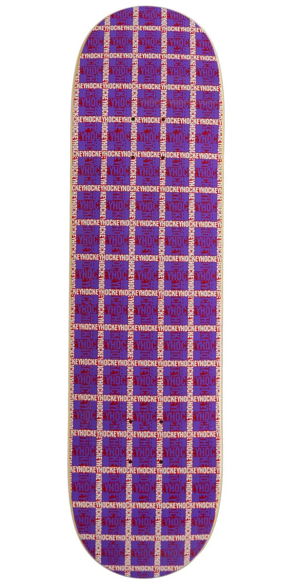 Hockey Plaid Purple Deck 8.25 Hockey Plaid Purple Deck 8.25