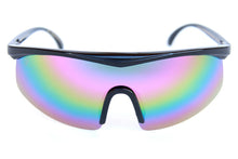 Load image into Gallery viewer, Happy Hour Shades Fire Birds - Gloss Black/Rainbow Mirror Polarized
