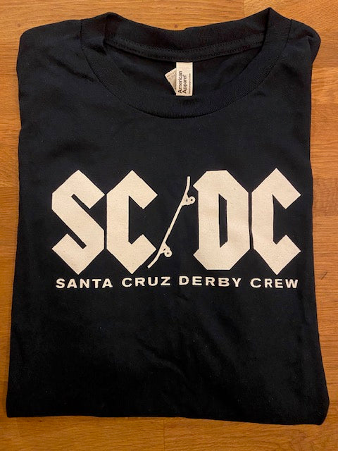 Santa Cruz Derby Crew Mens s/s Tee Navy