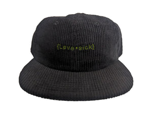 Lovesick Logo Hat Black Cord