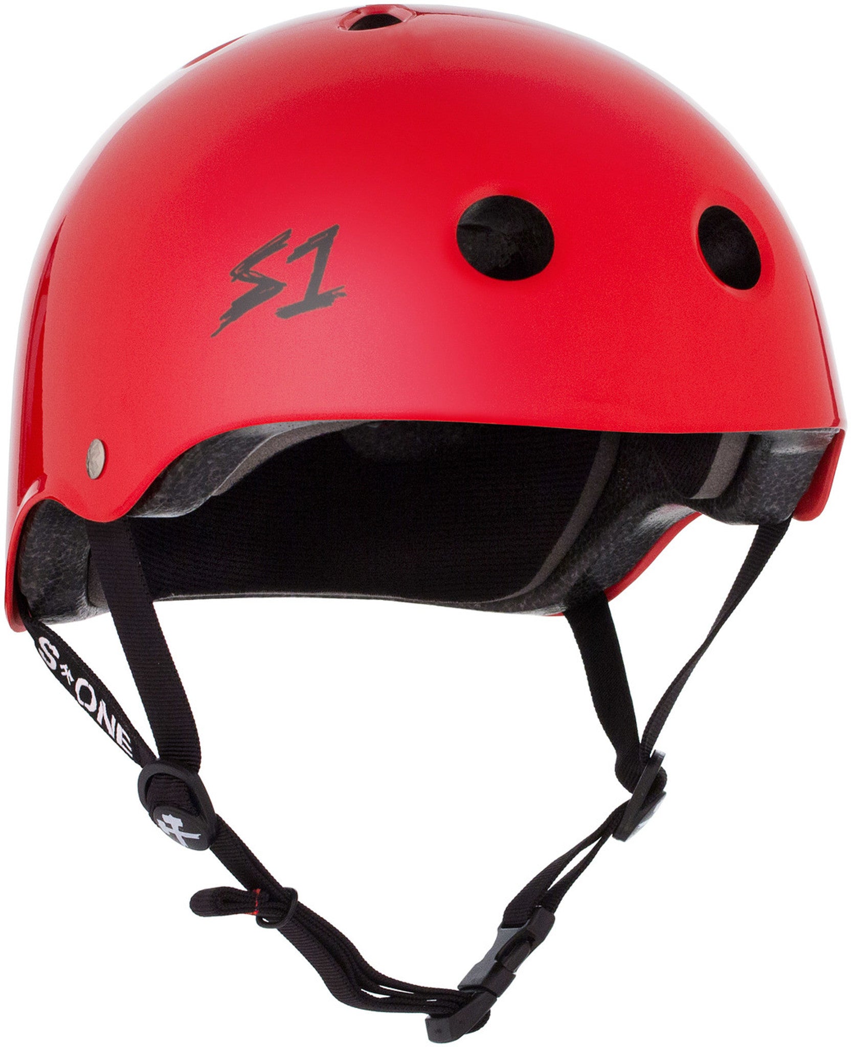 S-One Lifer Helmet - Bright Red Gloss – Skateworks